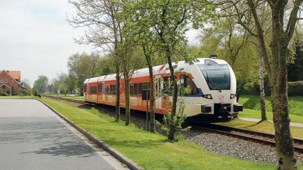 Der favorisierte Bahnsteig-Standort befindet sich in der Nähe des Verbrauchermarktes »Combi«. © Archivfoto: Kuper