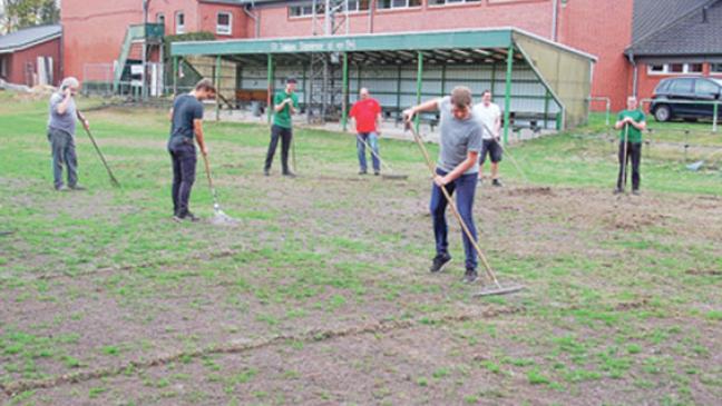 Fußballer wollen auf sattem Grün spielen