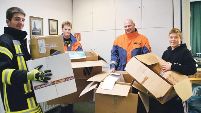 1,875 Tonnen Kleider auf dem Weg nach Alesd