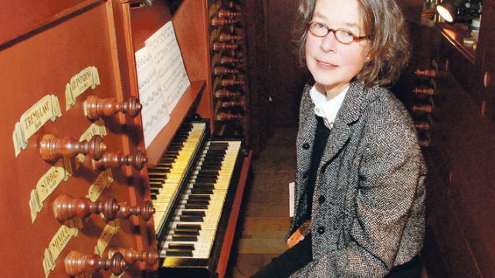 Dagmar Lübking aus Hamburg spielte das letzte reguläre Sonntagskonzert in diesem Jahr. © Foto: Kuper