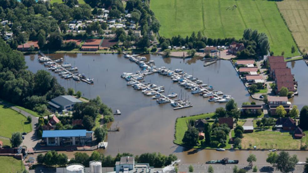 Bei der Errichtung des Marina-Parks in Weener wurde ein untaugliches Entwässerungssystem eingebaut. © Foto: Klemmer
