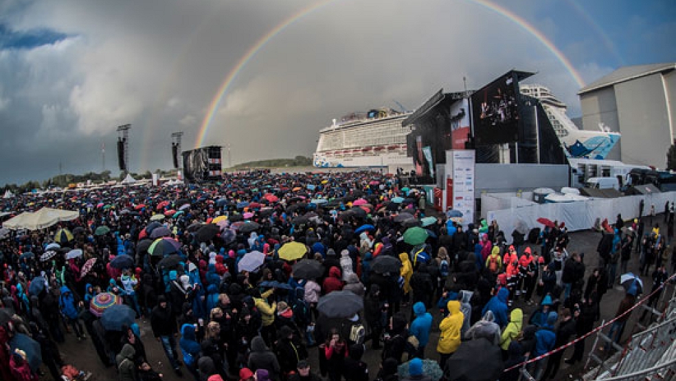 Die NDR-Festivals an der Meyer Werft in Papenburg erfreuen sich großer Beliebtheit. Im nächsten Jahr wird keines stattfinden. © Archivfoto: Klemmer