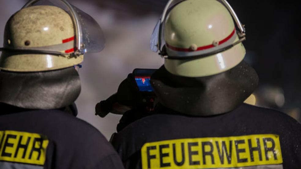 Unter anderem ist die Feuerwehr Weener im Einsatz. © Symbolfoto: Klemmer