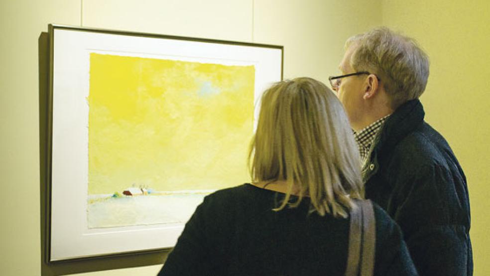 Winterbilder sind in der Evenburg zu sehen. © Foto: privat