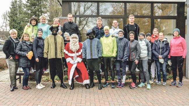 Nach dem Training geht es zur Weihnachtsfeier