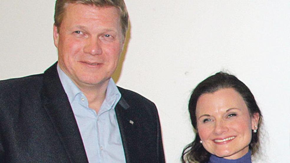 Delegierte des CDU-Kreisverbandes Leer auf dem Bundesparteitag in Hamburg: Ulf Thiele und Gitta Connemann. © Archivfoto: CDU