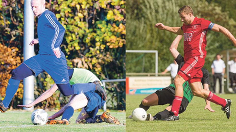 Markus Geuken hat gut vorgelegt. Nun muss Bundes Eike Schmidt (rechts) nachziehen, wenn er noch um die Torschützenkönig-Krone mitspielen will. © Archivfotos: Bruins