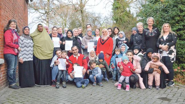 Abschlussfeier nach 300 Stunden Sprachkurs