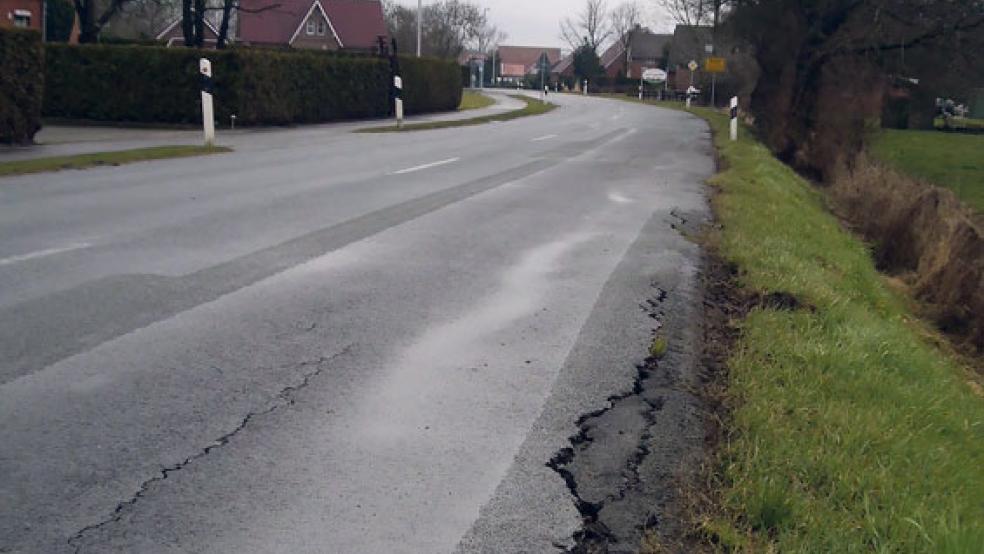 Die Sanierung der Ortsdurchfahrt in Diele wird für 2020 angepeilt. © Archivfoto: SPD