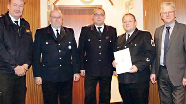 Jörg Fisser bleibt Stadtbrandmeister