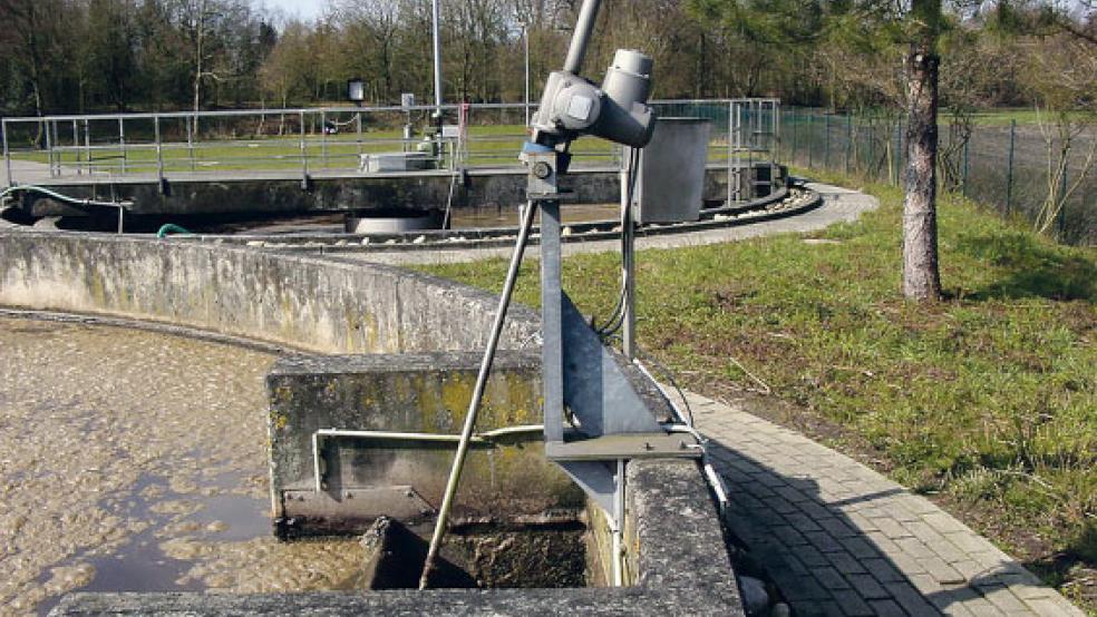 Die Kläranlage in Diele soll in zwei oder drei Jahren stillgelegt werden, die Abwässer der Ortschaft werden dann über eine Rohrleitung zum Klärwerk am Emsdeich in Weener gepumpt. © Archivfoto: Stadt Weener