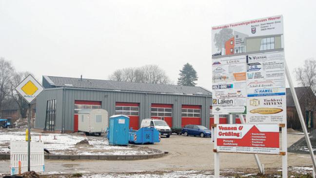 Feuerwehrhaus bis Ende März fertig?