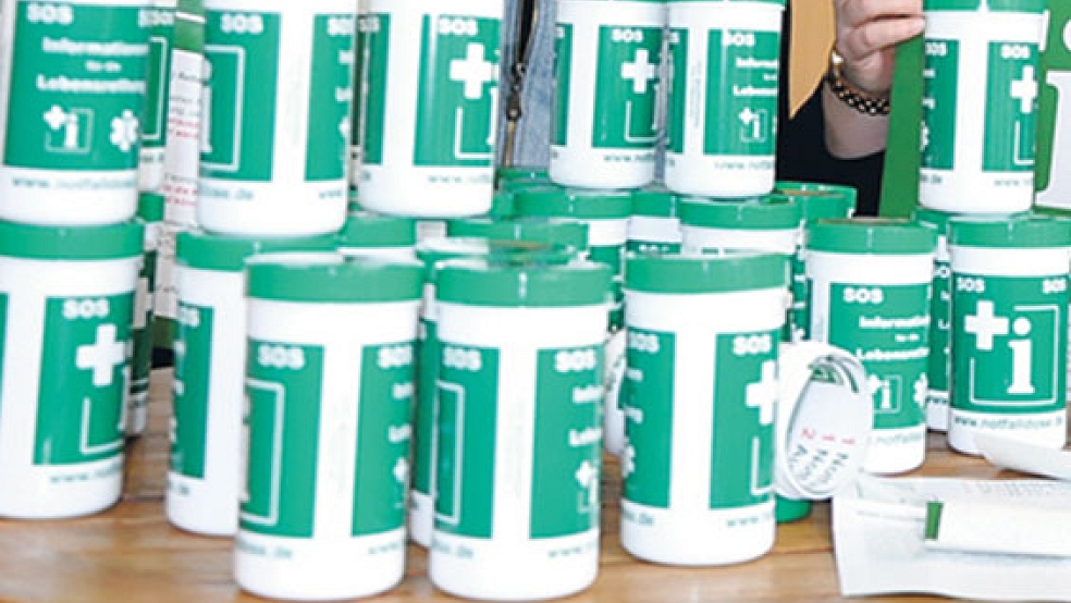 300 neue Notfalldosen sind wieder beim Landkreis Leer erhältlich.  © Foto: Boelmann