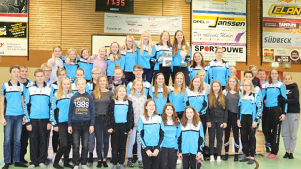 Die Athleten der DLRG Ortsgruppe Weener brachten einige vordere Plätze mit zurück ins Rheiderland. © Foto: Pastoor