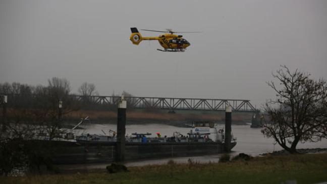 Aufwändiger Rettungseinsatz auf der Ems