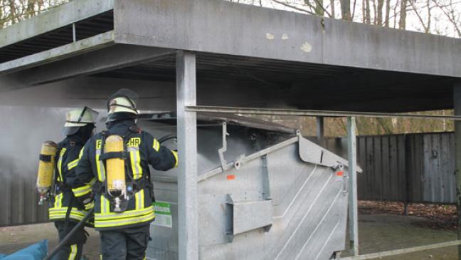 Container in Brand geraten