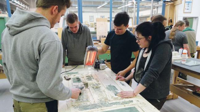 Die Schönheit  alter Häuser erhalten