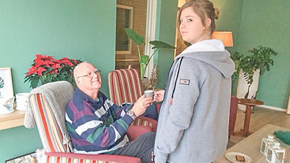 Kiana Meyer absolvierte in Sneek (Provinz Friesland) ein Praktikum in einem Altenheim. © Fotos: Mendel, Boelmann 