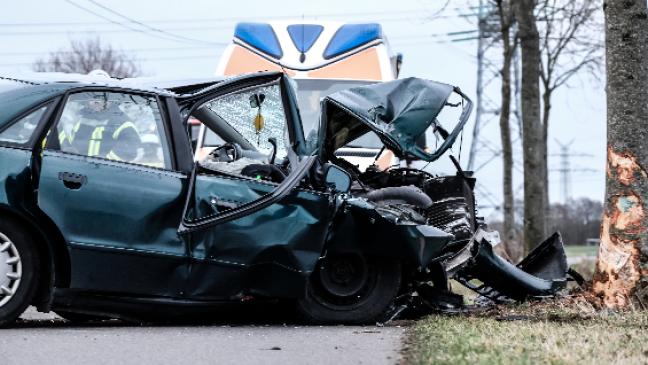 Auto prallt gegen Baum: 46-Jähriger schwer verletzt