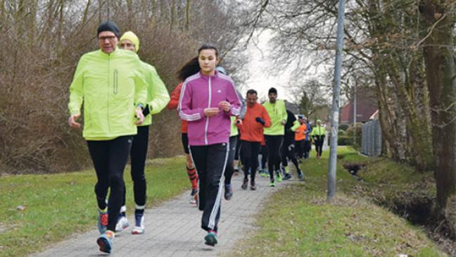 Winterlauf bei Herbstwetter