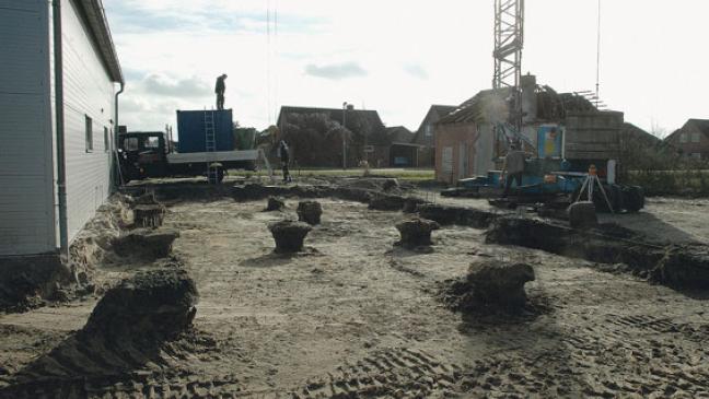 Feuerwehrhaus Bingum: Bauarbeiter legen los