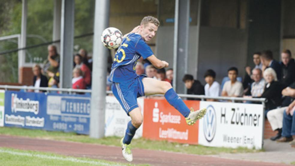 Weeners Dauerbrenner: Frank Malchus verpasste in der bisherigen Saison keine einzige Spielminute. Zu Luftsprüngen war der TuS jedoch nur selten aufgelegt. © Fotos: Bruins