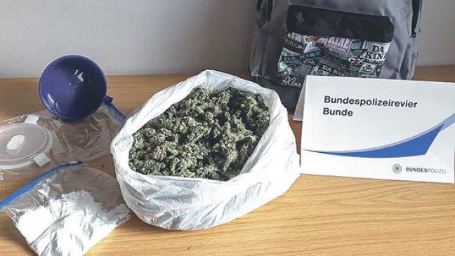 Drogen für 7000 Euro im Rucksack