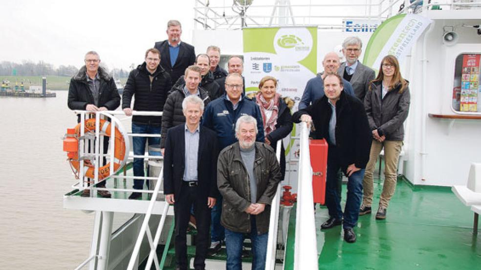 Vertreter der Partnerunternehmen trafen sich an Bord der 