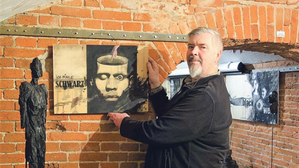 Georg Willms eröffnet am Sonntag seine neue Ausstellung in Leer. © Foto: privat