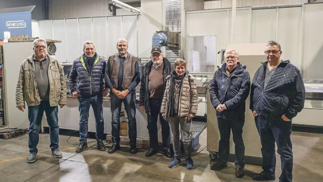 Sozialdemokraten bei Metallbaufirma