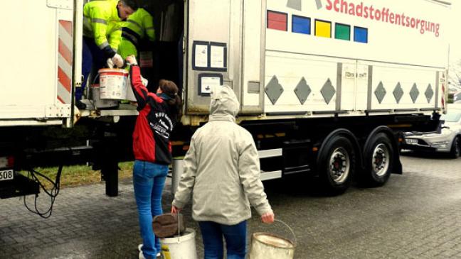 Fahrzeug für Problemabfälle