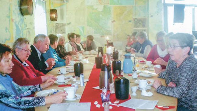 Valentinstag-Frühstück mit Überraschungsgästen