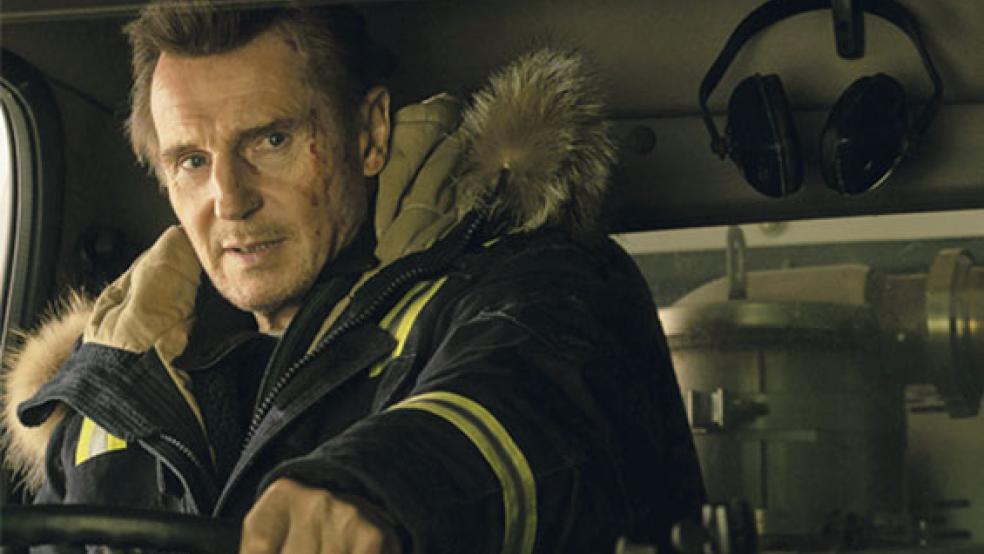Braver Bürger wird zum Racheengel: Der rechtschaffene Schneepflugfahrer Nels Coxman (Liam Neeson) will herausfinden, was es mit dem Tod seines Sohnes auf sich hat. © Foto: Studiocanal/Doane Gregory
