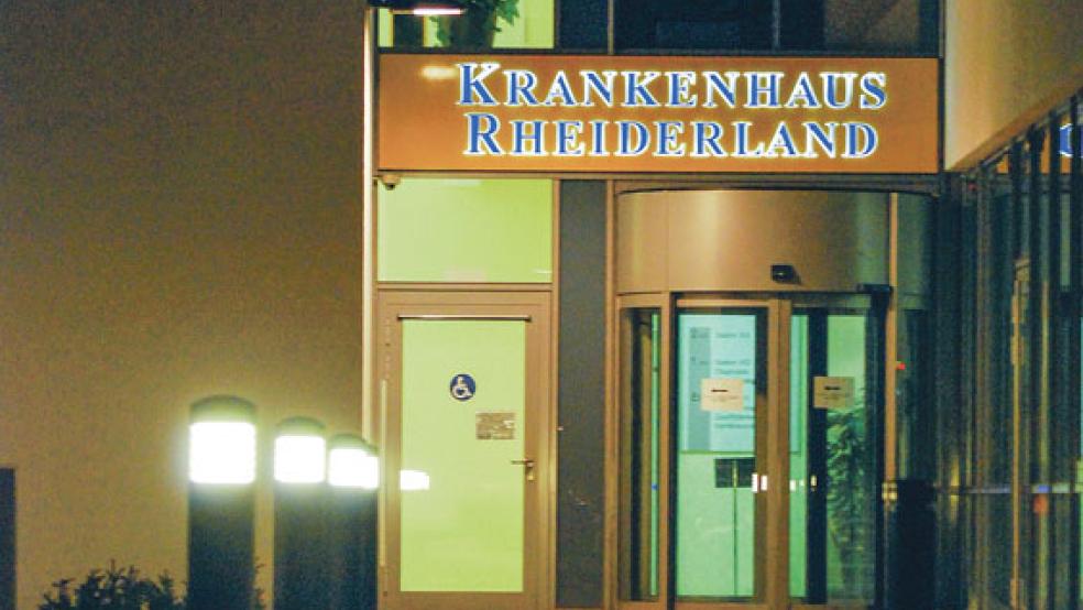 »Sicherer Hafen« für Notfallpatienten ist das Krankenhaus Rheiderland in Weener nach wie vor, auch wenn keine ambulante Notfallsprechstunde mehr angeboten werden kann. © Archivfoto: Hanken