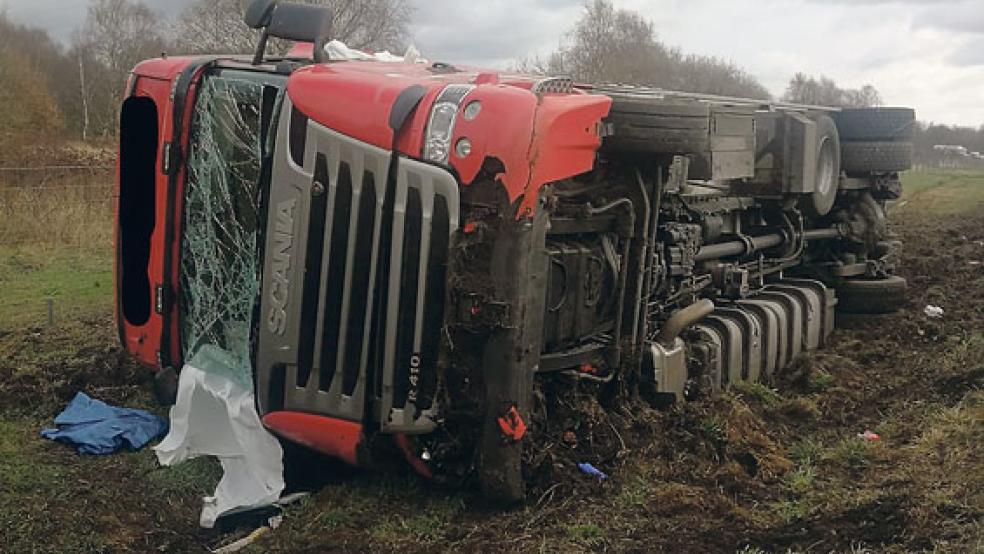 Über die Windschutzscheibe rettete die Feuerwehr den Beifahrer. © Foto: Polizei