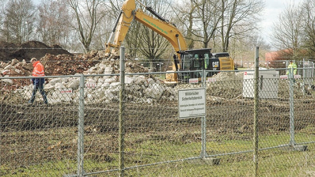 Pumpenhaus für ABW-Neubau abgerissen