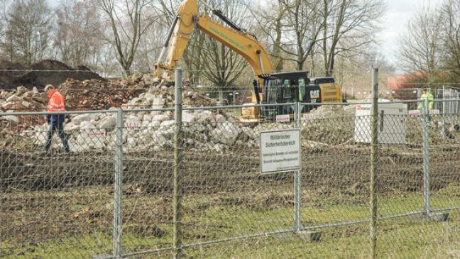 Pumpenhaus für ABW-Neubau abgerissen