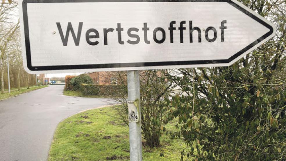 Seit Anfang 2019 gelten neue Preise beim Wertstoffhof in Möhlenwarf. © Foto: Boelmann