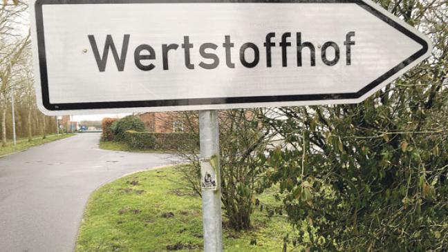 Wertstoffhof: Rückgang nach Preiserhöhung