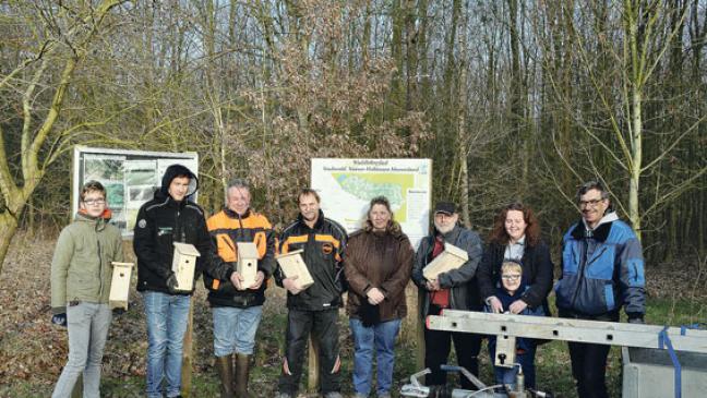 Weitere Nistkästen für den Stadtwald