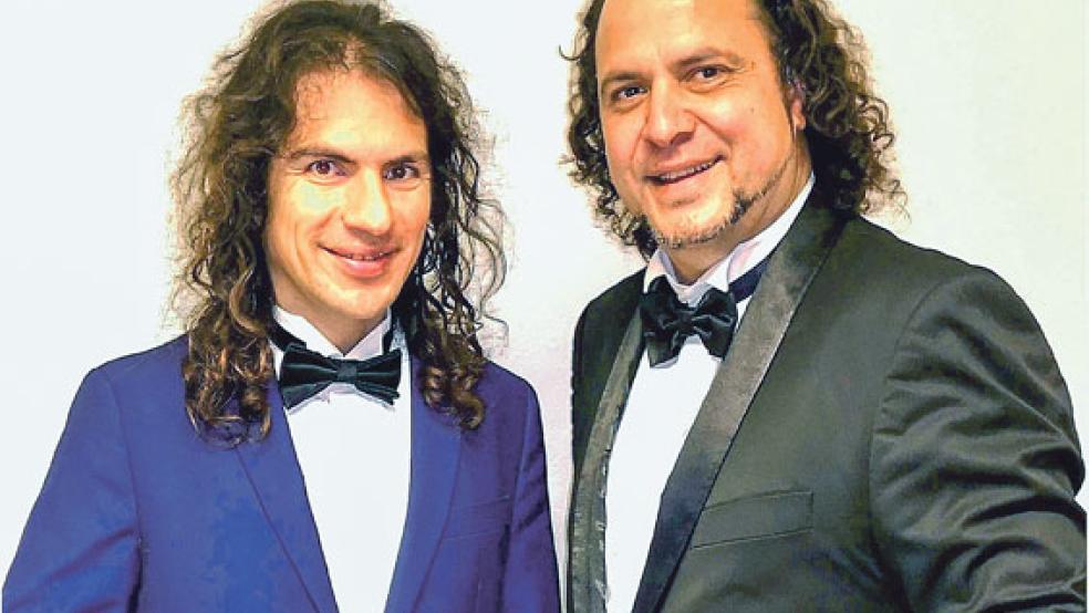 Treten am 27. März in Ditzum auf: Andrei Angelov und Dilian Kushev von »Sacralissimo«. © Foto: privat