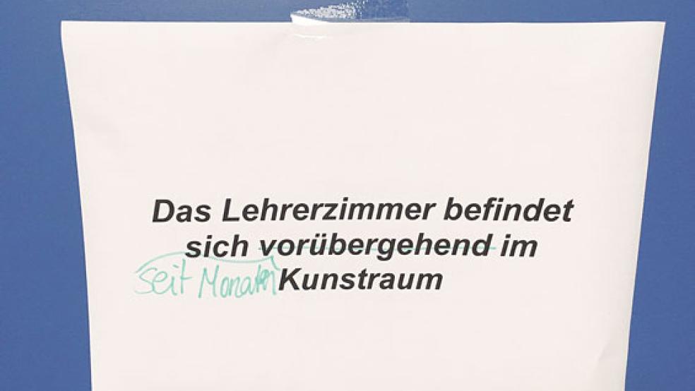 Erst nach Ostern werden die Lehrer und Lehrerinnen ins Lehrerzimmer zurückkehren.  © Foto: Boelmann