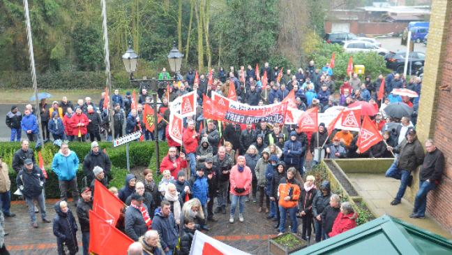 Unterstützung für Weener-Plastik-Belegschaft ist groß