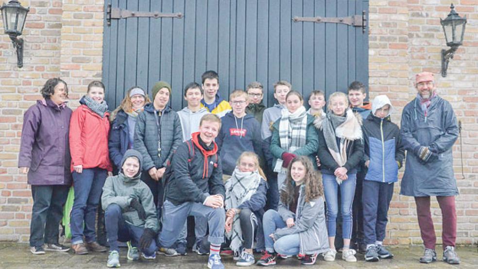 Rund eineinhalb Wochen verbringen die Schüler aus Frankreich und ihre Lehrkräfte im Rheiderland. Dabei werden sie von deutschen Gastfamilien aufgenommen.  © Fotos: Muising