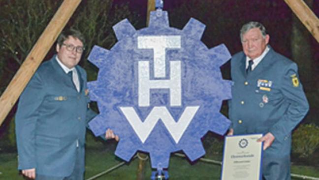 Urgestein »Hilli« Gelder fünf Jahrzehnte für das THW aktiv