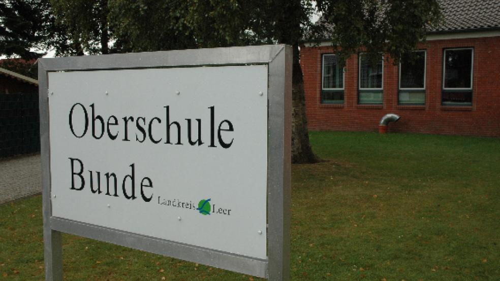 Nach einem Ausfall der Heizungsanlage fiel heute an der Oberschule in Bunde der Unterricht aus. Morgen soll der Schulbetrieb wieder laufen. © Foto: Archiv