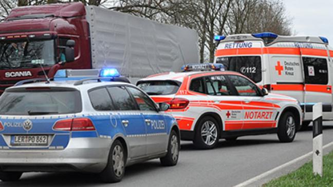 Motorradfahrer bei Unfall in Weener schwer verletzt