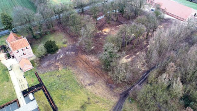 Wegebau für Park nach Ostern