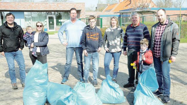 Etliche Säcke in Bingum mit Unrat befüllt