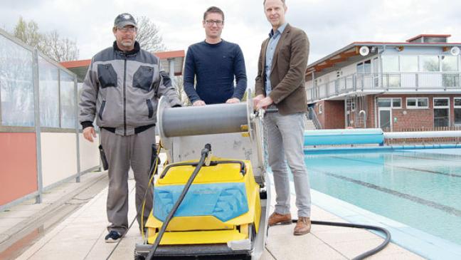 28,5 Grad warmes Wasser